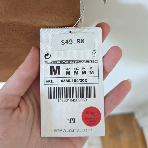 Zara - NWT Duo Tone Bag - Picture 8 of 8